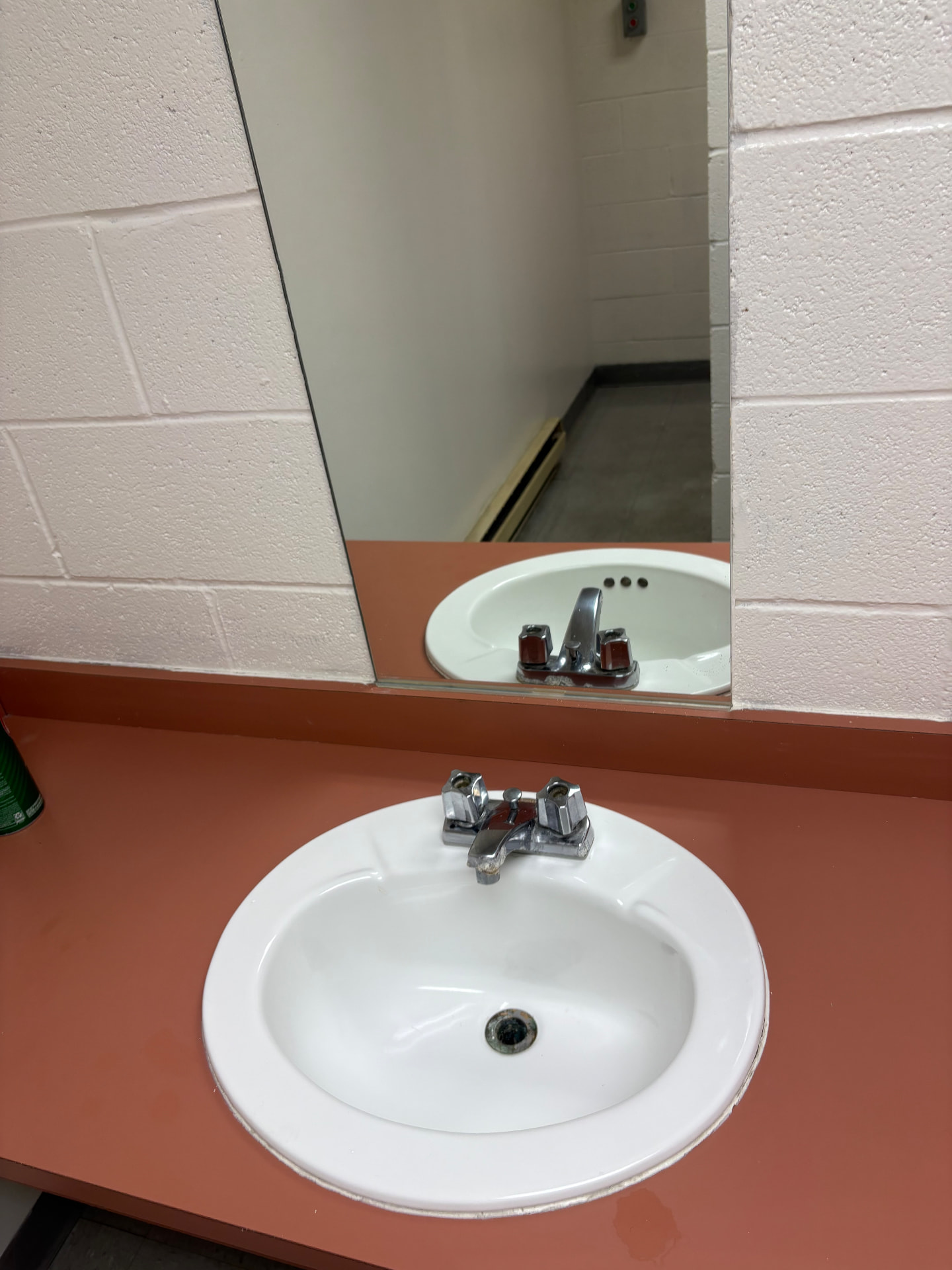 Commercial restroom routine deep clean before and after — after